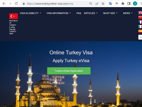 TURKEY  Official Government Immigration Visa Application Online  RUSSIAN CITIZENS - Иммиграционный центр по оформлению визы в Турцию